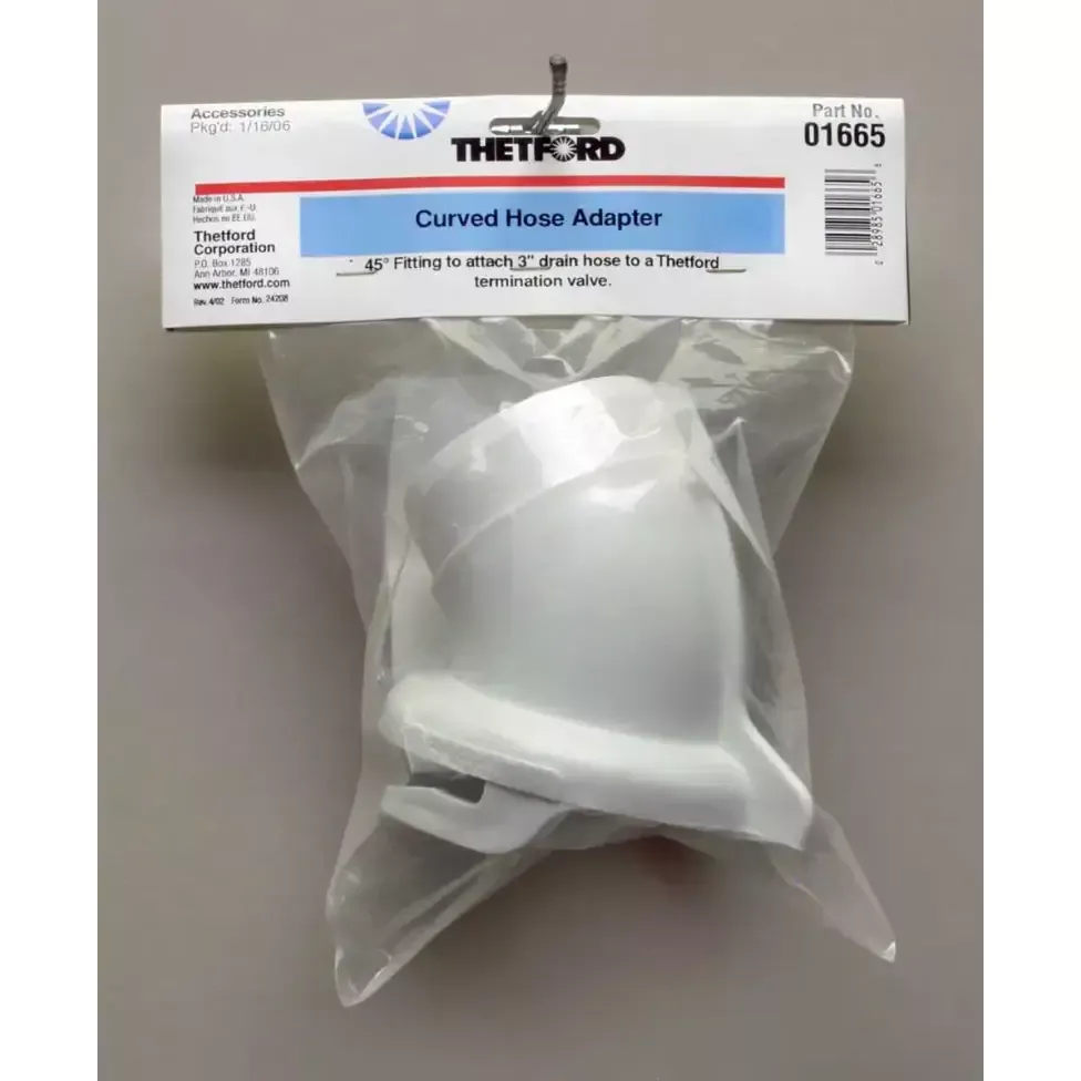01665 Thetford Sewer Hose Connector Curved Hose Adapter To Connect