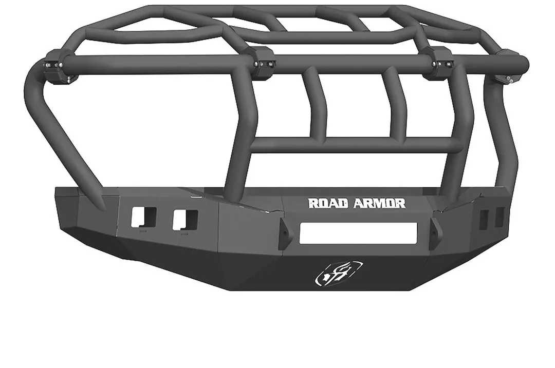 1-Piece Bumper Steel Road Armor Stealth Intimidator 617F3B-NW