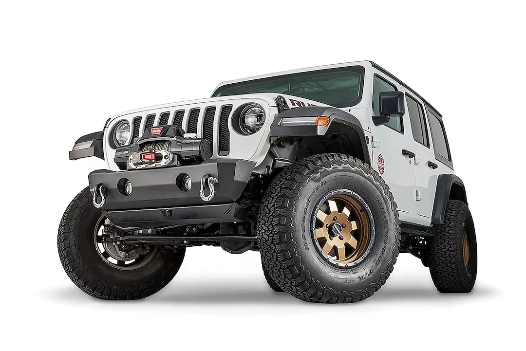 1-Piece Bumper Steel Warn Rock Crawler 102510