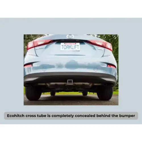 2″ Trailer Hitch – Hidden; Mazda 3 Sedan – ECOX7303