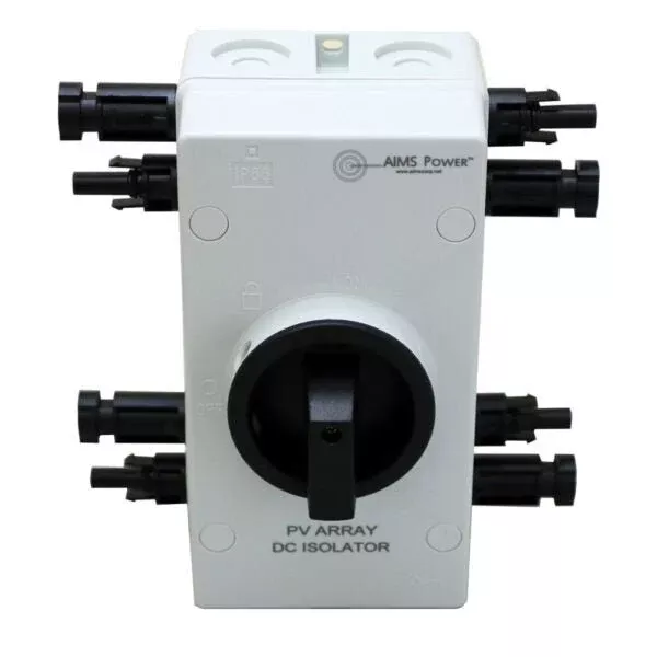 Aims Power DC1600V32A2IO Solar Panel Disconnect Switch – 64 Amp