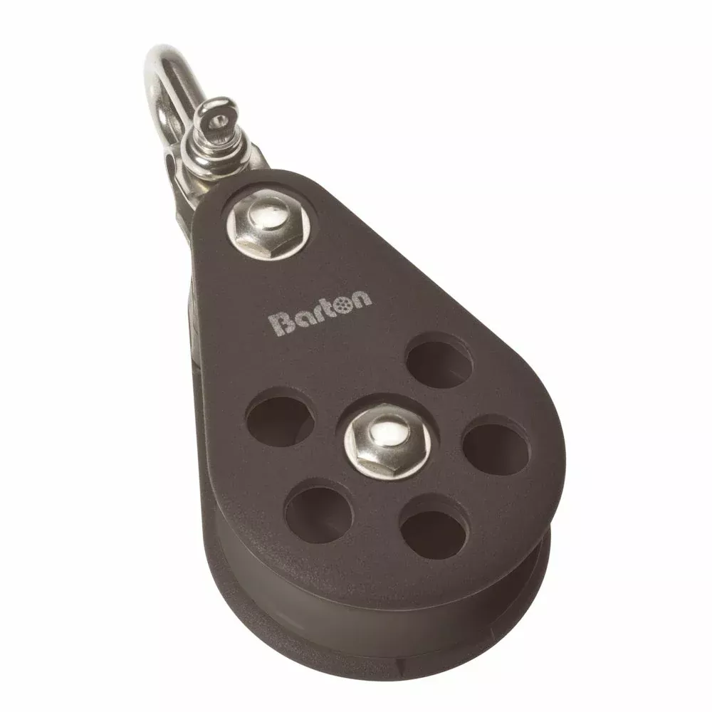 Barton Marine N05120 Size 5 54mm Plain Bearing Pulley Block Reverse Shackle