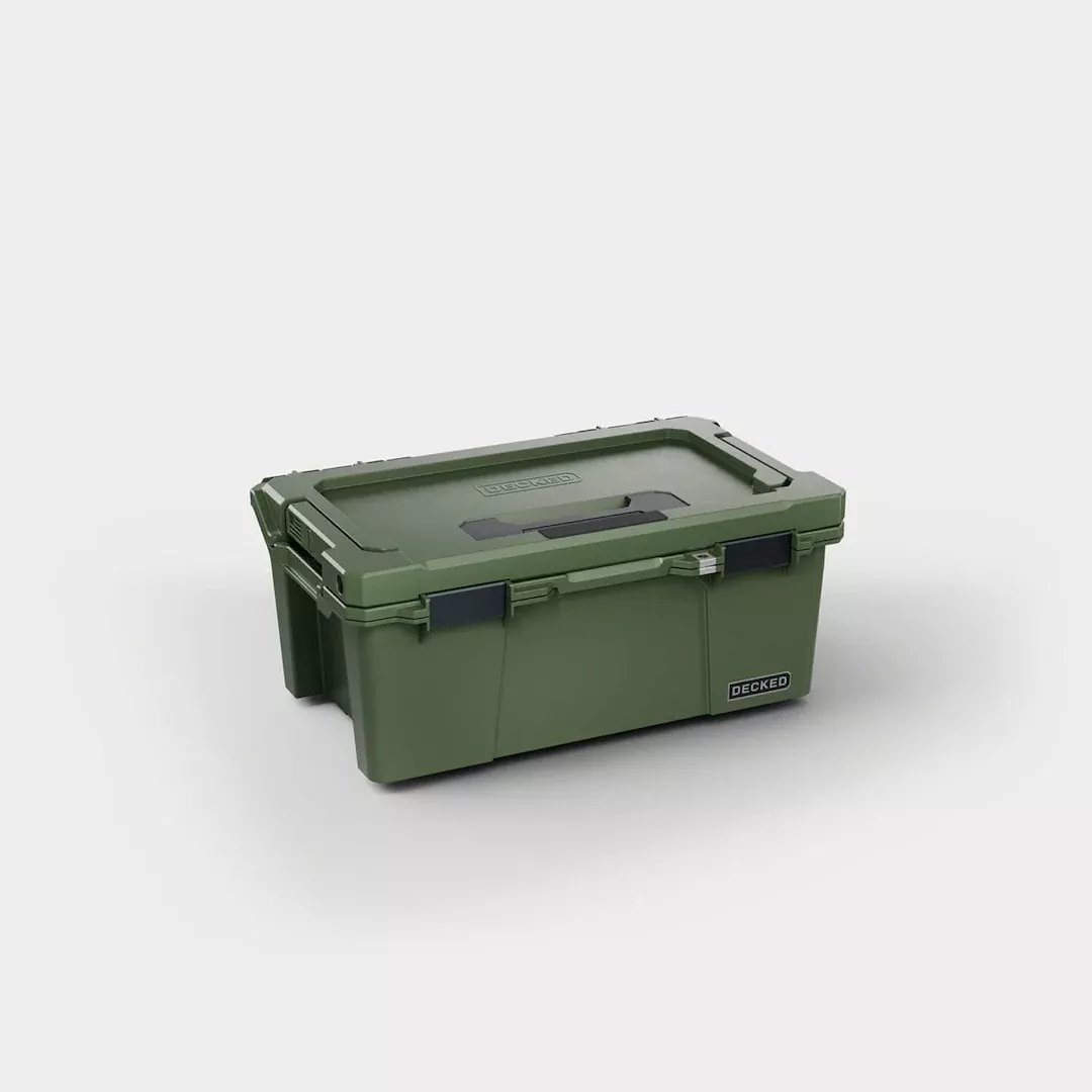 Decked Sixer 16 Polymer 0.56 Cubic Feet Cargo Organizer A0010-SIXR-GRN