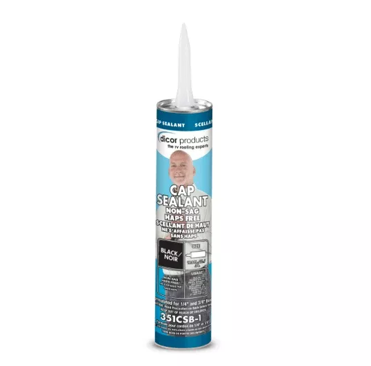 Dicor 351CSB-1 Roof Cap Selant - Single - Black
