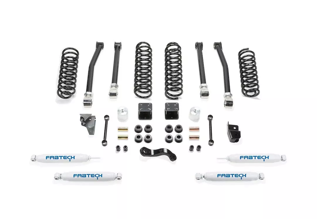 Fabtech Motorsports Trail Hydraulic Lift Kit Suspension KAOJKLIFT4