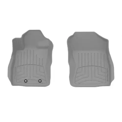 Floor Liner - Gray; Molded Fit With Underside Nibs; TPE Molded; 2 Piece - WEA4618141IM