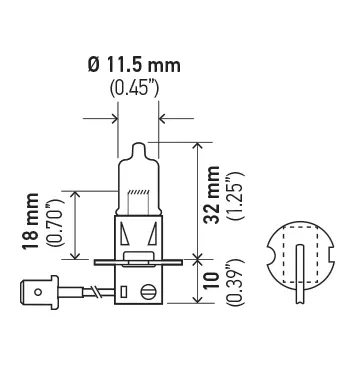 Hella H3 35w Driving/ Fog Light Bulb