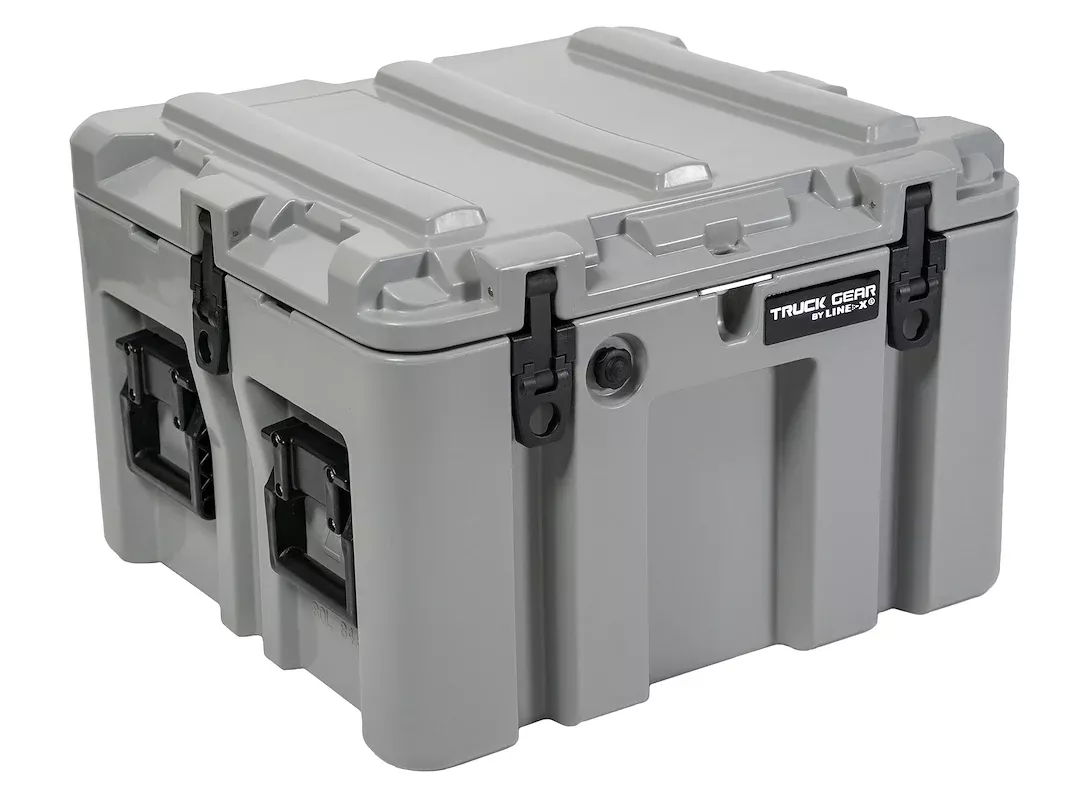 LINE-X Accessories Expedition Storage Cases Linear Low Density Polyethylene 2.8 Cubic Feet Cargo Organizer STRCS80