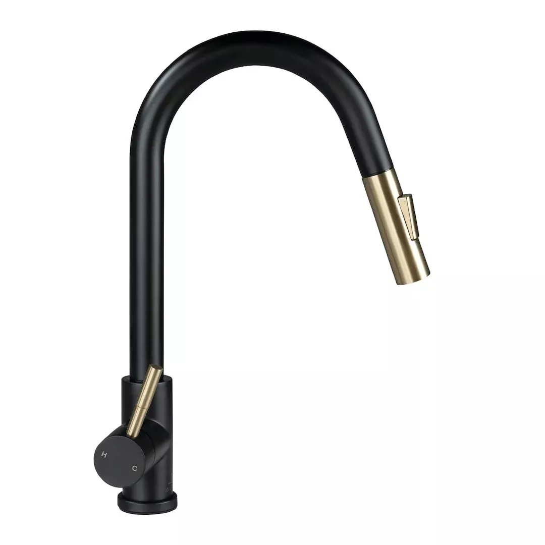 Lippert Flow Max ™ 1/2 Inch Lever Pull Out Spout Faucet 2024000071
