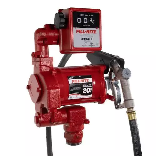 Liquid Transfer Tank Pump – Electric; 115 Volt AC; 20 Gallons Per Minute – FILFR701V