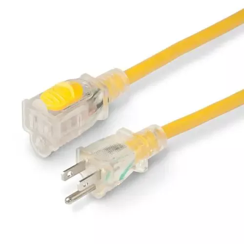 Locking Extension Cord; 25′ – 15A; 14/3 SJTOW Marine Grade – MAR150025RV
