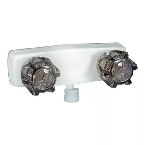 Shower Valve W/Vac Brkr, 4″, 2 Smoke Knobs White – VALPF213243