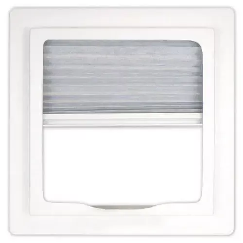 Skylight Blind - Thermo Shield; Sliding Venetian Shade; Manual; Square; 14"x14" - SPESLS1414B