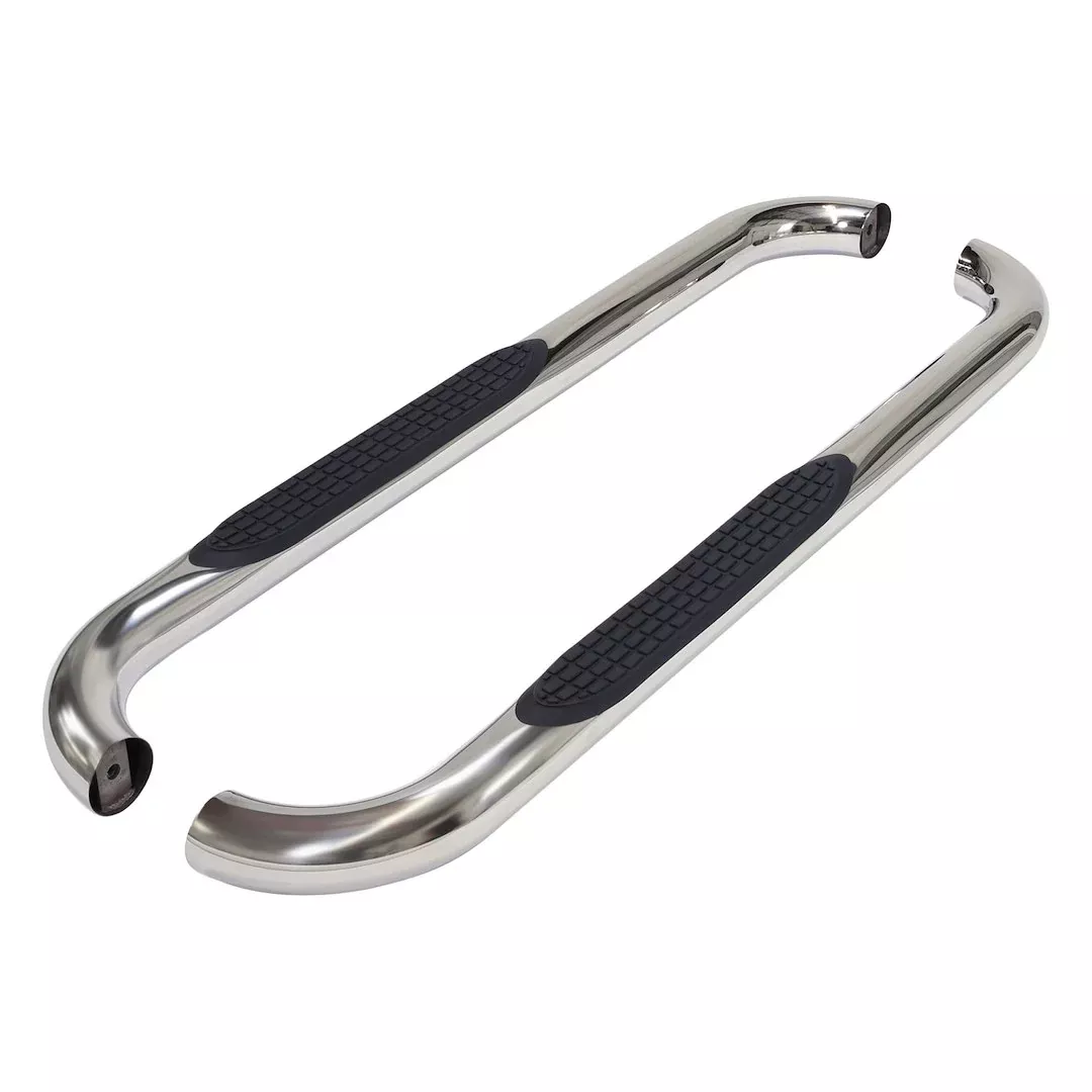TrailFX TFX Round Tube Side Steps With Surface Steps Round Nerf Bar 1130301091