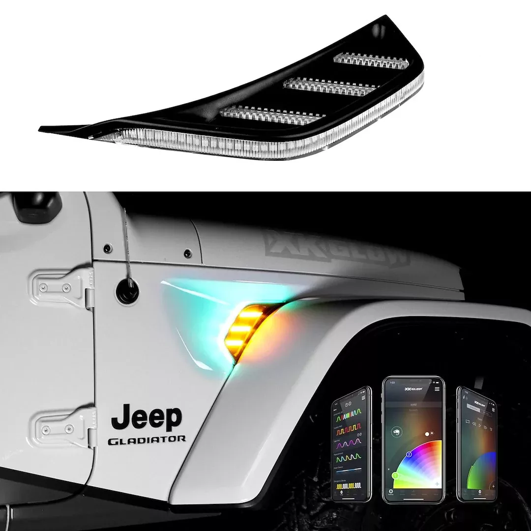 Xk Glow Xk-Vent-Rgb-Kit Side Marker Light – Led