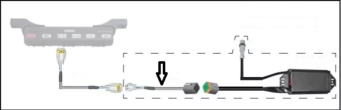 Yamaha YAM6Y9835535000 NMEA2000 AGI and Helm Master Adapter